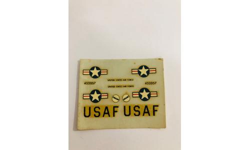 Decalque Moto - USAF Pequeno